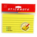 Simba Sticky Notes - Lined, Yellow