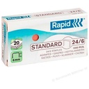 Rapid Standard 24/6 Staples - Pack of 1000