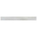 Apple 30 cm Grey Ruler, Durable Plastic