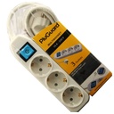 PluGuard Power Strip, 3 Outlets, 2m Cable, 3500W, 250V, 16A, with Power Switch