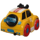 Metal Police Car Model S-948 - Yellow