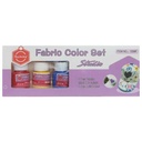 Keep Smiling 25 ml Fabric Color Set - 6 Colors + Brush