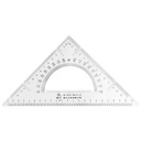 Triangles Set With Protractor 6425, 2 Pieces - 25 cm