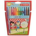 STABILO Power Set of 12 Medium Colored Pens