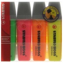 STABILO BOSS ORIGINAL Set of 4 Marker Pens