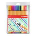 Stabilo Point 88 Fineliner - 15 Assorted Neon Colors