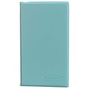 Yijian PU-1624 Business Cards Holder - Pack of 240 - Turquoise