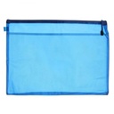 Apple 758A H100 Plastic Zipper File - A3 Size - Blue