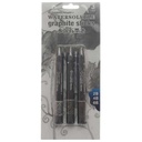 Engross Penart Graphite Pencils Set - 3 Pcs. 2B 4B 6B