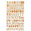 Apple E-70 Shining Letters Stickers - Bronze