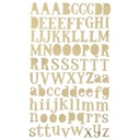 Apple E-70 Shining Letters Stickers - Gold