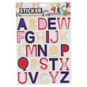 Apple E-7172 Multi-Color Letters Stickers