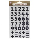 Apple LZS-008 English Numbers Stickers, Black