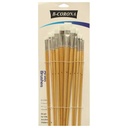 B-Corona A0356 Set of 12 Paint Brushes, Beige