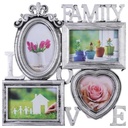 Silver Photo Frame for 4 Pictures - Elegant