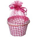 Baby Shower Basket - Fuchsia