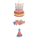 Multi Color Hanging Birthday Decorations