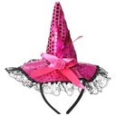 Party Headband with Purple and Black Hat