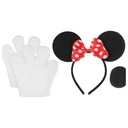 Decorative Headband with Gloves and Fake Nose Set