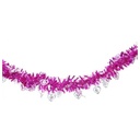 Purple and Silver Glittery Heart Garland - El Maayergy