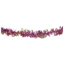 Purple and Gold Glittery-Hearts Garland - El Maayergy