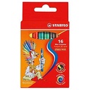 Stabilo Swano Yippy-Wax Crayons - Pack of 16 Colors