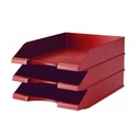 Atlanta 3-Tier Document Tray - Red