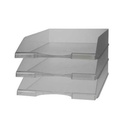 Atlanta 3-Tier Document Tray - Transparent