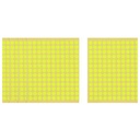 Apple Round Stickers, 10 mm, Assorted Colors