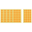 Apple Round Stickers, 19 mm, Assorted Colors