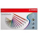 Stabilo CarbOthello Pencil Set, 12 Assorted Colors