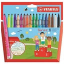 STABILO Trio A-Z Set Of Fibre Tip Colors