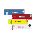 Medium Football Players Customized School Label  ( Rectangular 5.7cm x 1.6cm ) 