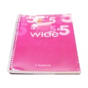 Mintra Wide Wire . Spiral-Bound Notebook 120 Sheets 5 Dividers A4