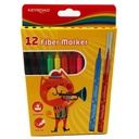 Keyroad 12 Color Set Neon Washable Fibre Felt Tip Markers KR971587