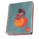 Dawenha Wire . Spiral-Bound Notebook - Outer Space 20 × 15 cm 200 Sheets