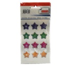 Tanex Star Stickers, 12 Pieces on 1 Sheet, Model TDE146