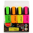 Keyroad Fluorescent Highlighter Set - 4 Colors