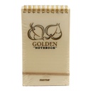 Mintra Gold Notebook 80gsm - 80 Sheets 9x14.8 cm