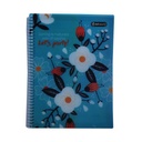 Sasco Wire . Spiral-Bound Notebook A5 100 Sheets Lined / Ruled Plastic Cover