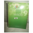 Mintra Wide Wire . Spiral-Bound Notebook 216 Sheets 9 Dividers A4