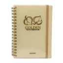 Mintra Gold Notebook A6 - 80gsm 80 Sheets Lined / Ruled