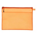 Apple Plastic Zipper File A4 - Available in several colors