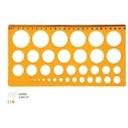 Ark Drawing Template – Circles, Honey Color, Model 085