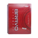 Sasco/Bravo A4 Wire . Spiral-Bound Notebook 160 Sheets 4 Dividers