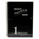 Mintra One Subject Notebook - 192 Sheets Black Cover A4