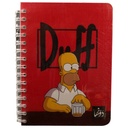 Dawenha Notebook - Duff Wire . Spiral-Bound 200 Sheets 20x15 cm