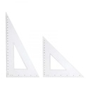 Thick Triangles Set - 22 cm, 2 Pieces