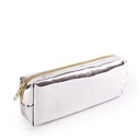 Glossy Silver Pencil Case, NO: M-193