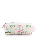 Fuchsia Graphic Pencil Case - L-172